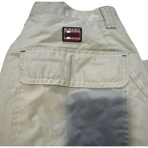 Vintage Bugle Boy Men’s Fleece Lined Cargo Pants Grey Size 29 X 30